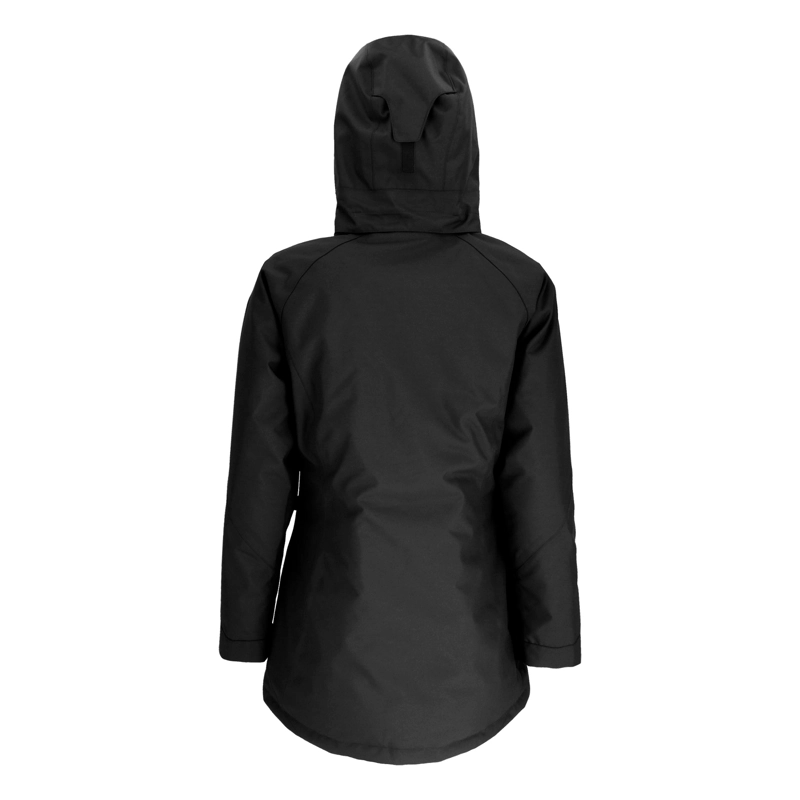 PARKA TE RMICA IMPERMEABLE VERTEX MUJER DOITE NEGRO - 3
