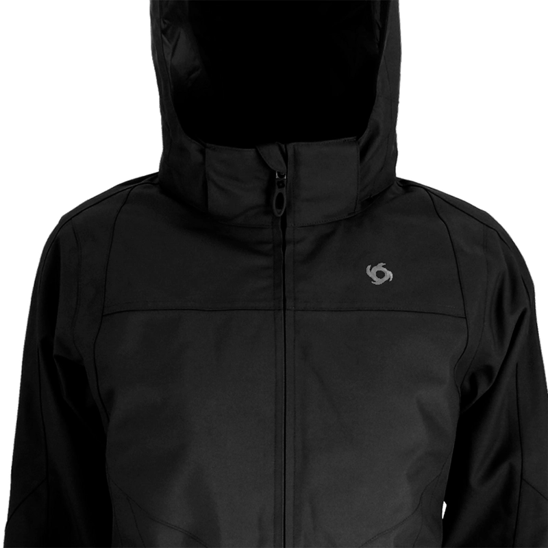 PARKA TE RMICA IMPERMEABLE VERTEX MUJER DOITE NEGRO - 4