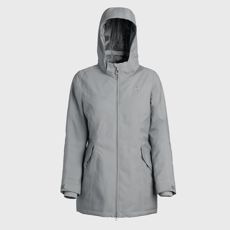 PARKA TERMICA POLUX MUJER DOITE GRIS CLARO - 1