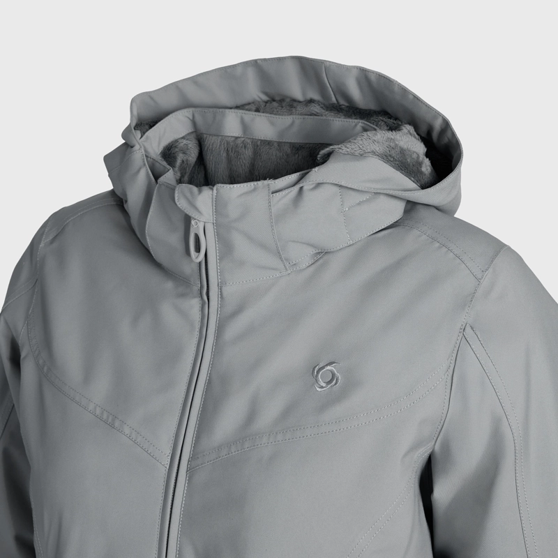 PARKA TERMICA POLUX MUJER DOITE GRIS CLARO - 4