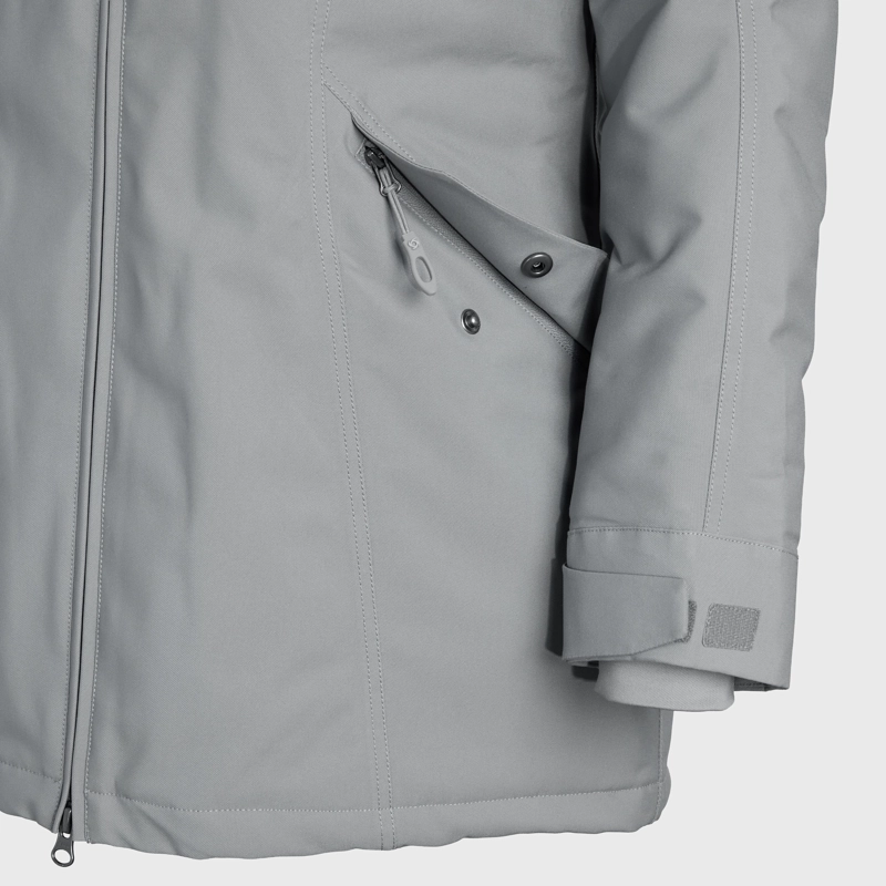 PARKA TERMICA POLUX MUJER DOITE GRIS CLARO - 6