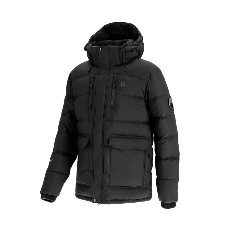 PARKA PLUMA COLOSUS HOMBRE DOITE NEGRO - 2