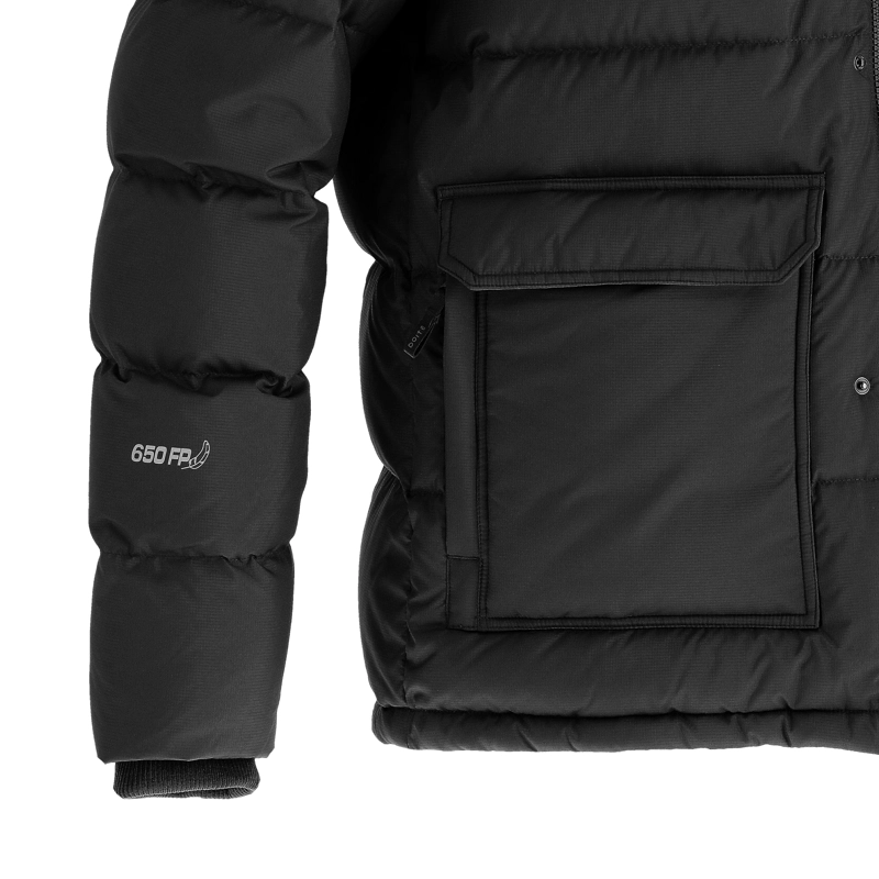 PARKA PLUMA COLOSUS HOMBRE DOITE NEGRO - 4