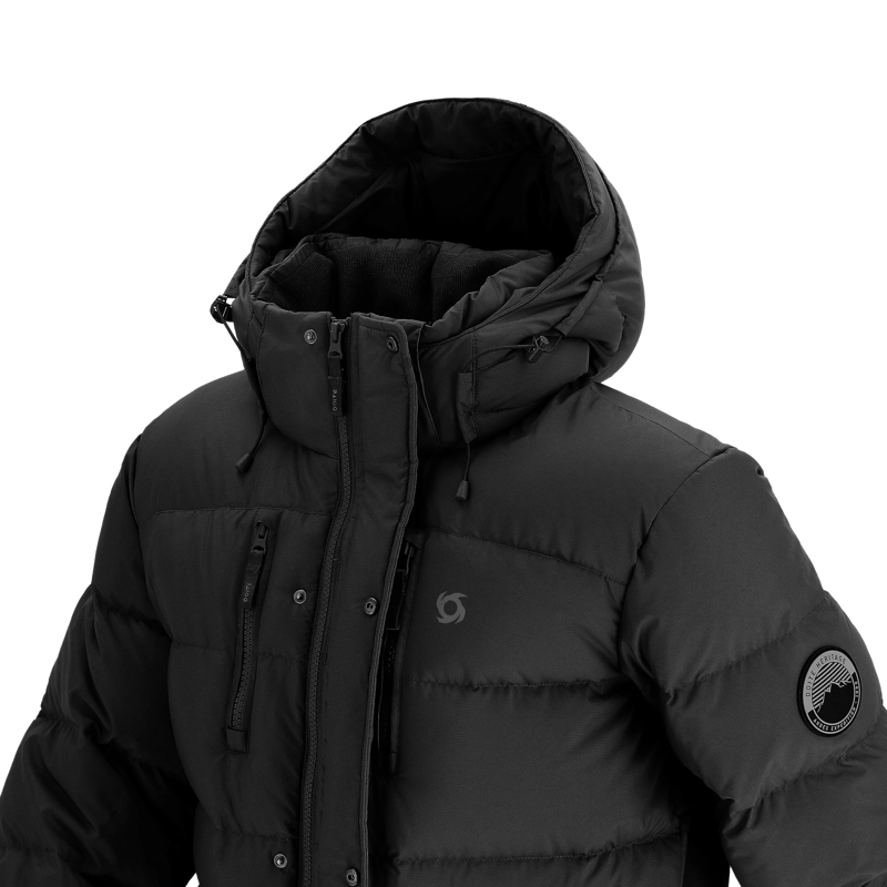 PARKA PLUMA COLOSUS HOMBRE DOITE NEGRO - 5