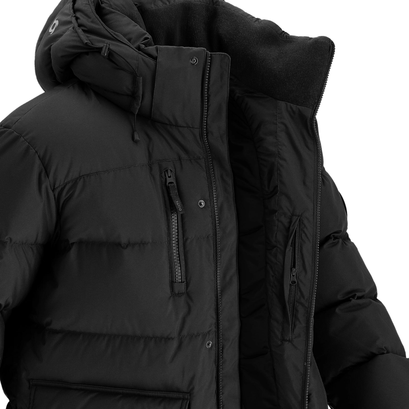 PARKA PLUMA COLOSUS HOMBRE DOITE NEGRO - 6