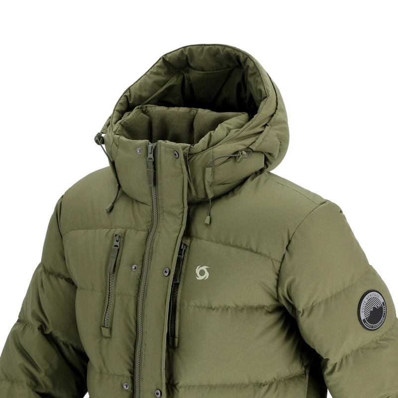 PARKA PLUMA COLOSUS HOMBRE DOITE OLIVA - 5