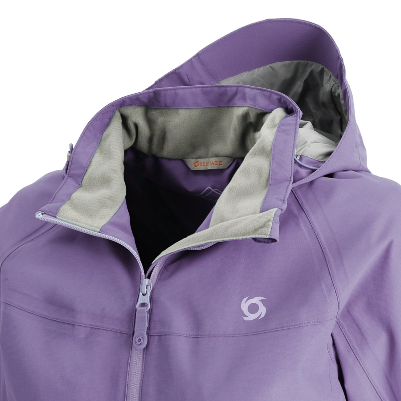 CORTAVIENTO IMPERMEABLE STORM MUJER DOITE LILA - 4