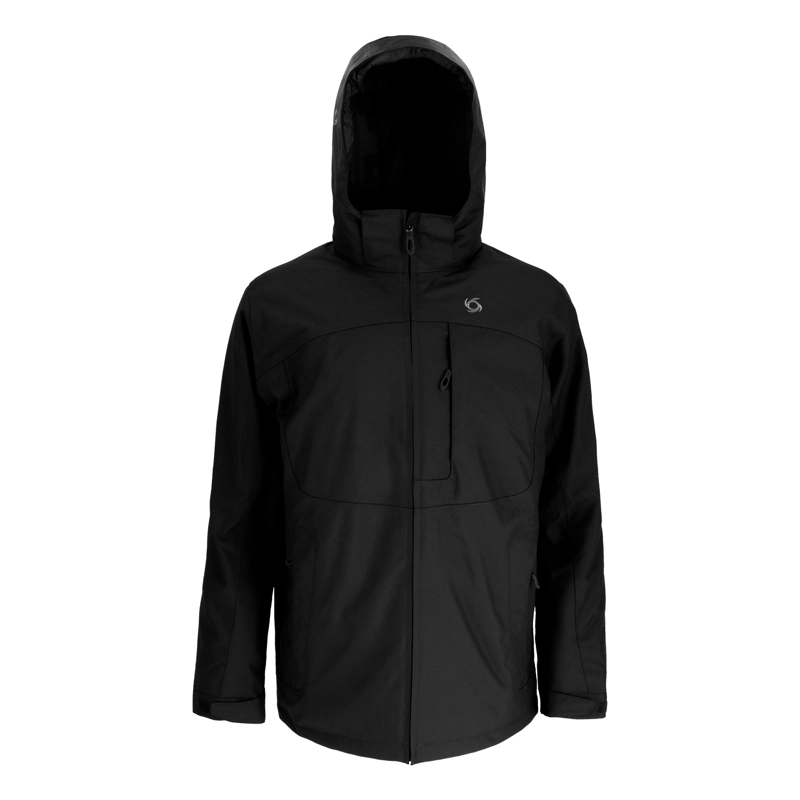 PARKA TE RMICA IMPERMEABLE VERTEX HOMBRE DOITE NEGRO - 1