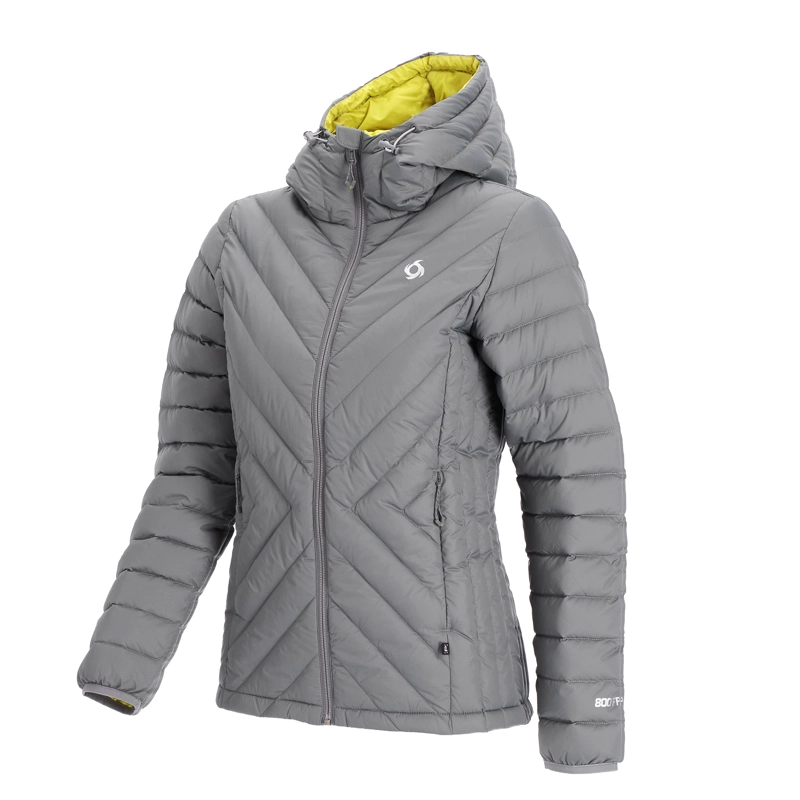PARKA PLUMA ZIMA MUJER DOITE GRIS - 2