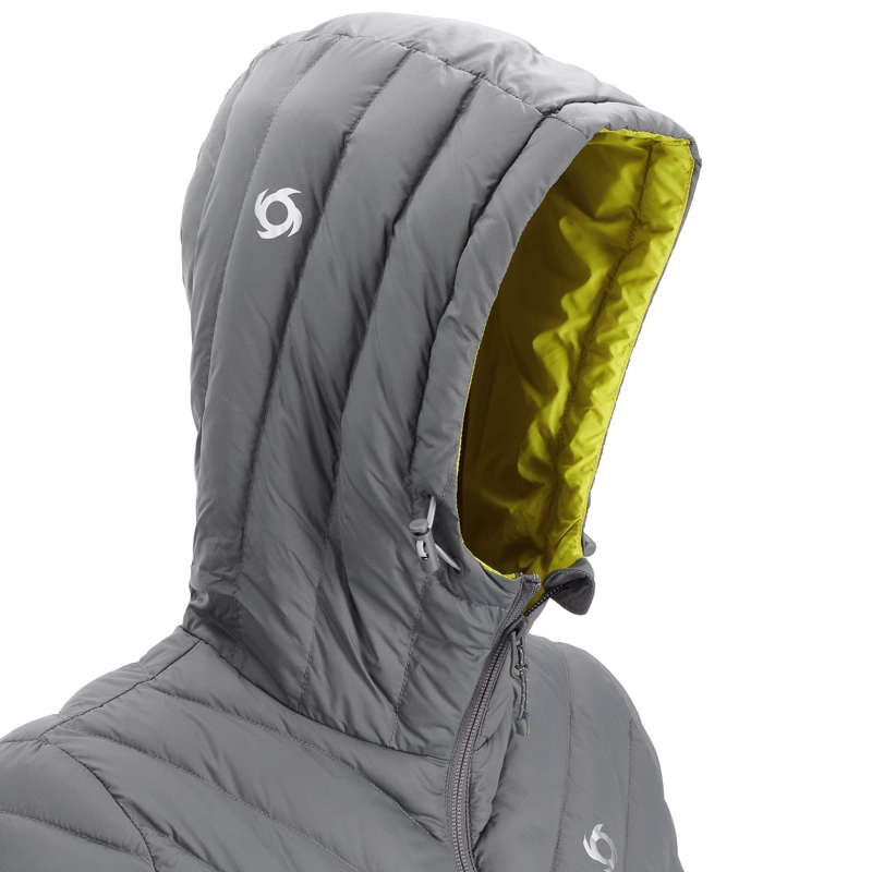 PARKA PLUMA ZIMA MUJER DOITE GRIS - 4