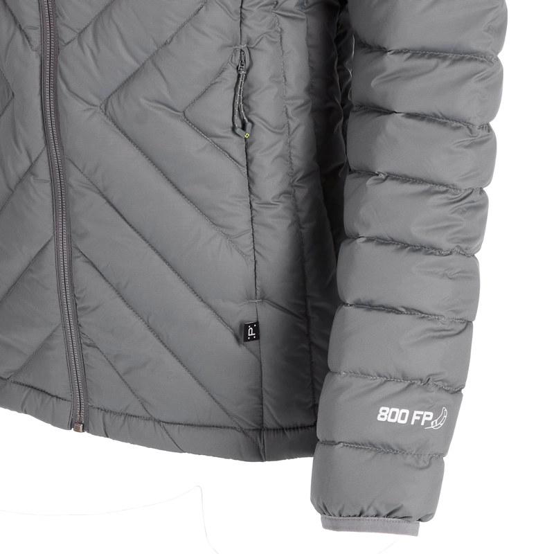PARKA PLUMA ZIMA MUJER DOITE GRIS - 7