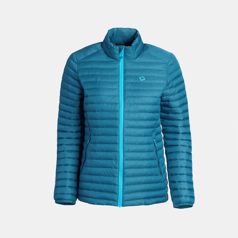 PARKA TE RMICA LIGHT MERU MUJER DOITE TURQUESA - 1