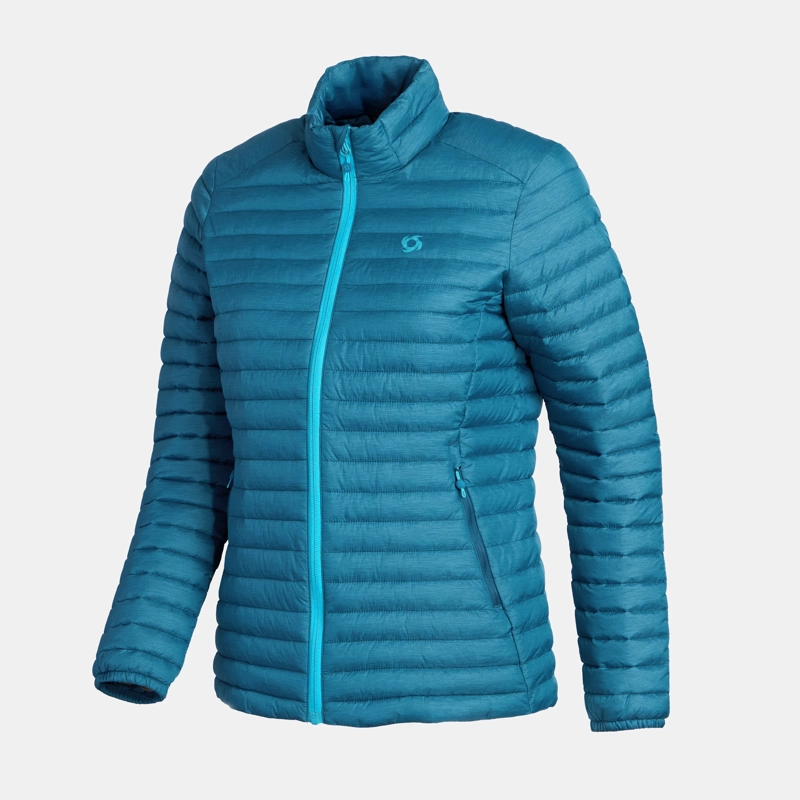 PARKA TE RMICA LIGHT MERU MUJER DOITE TURQUESA - 2