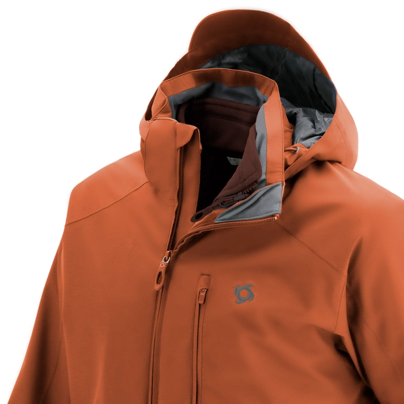 PARKA 3 EN 1 PARBAT HOMBRE DOITE LADRILLO - 5