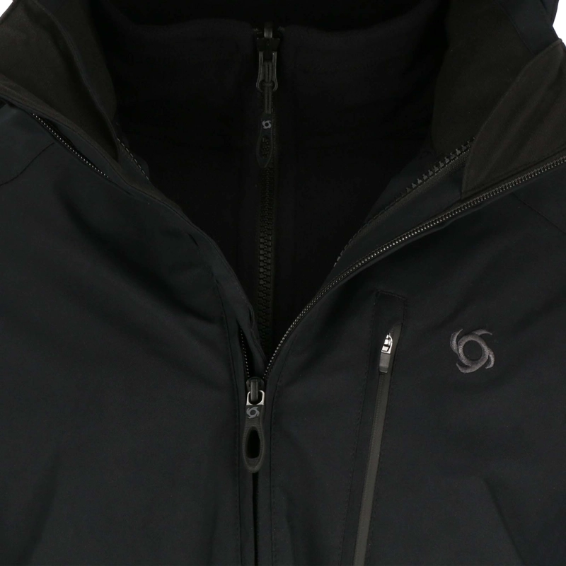 PARKA 3 EN 1 PARBAT HOMBRE DOITE NEGRO - 7