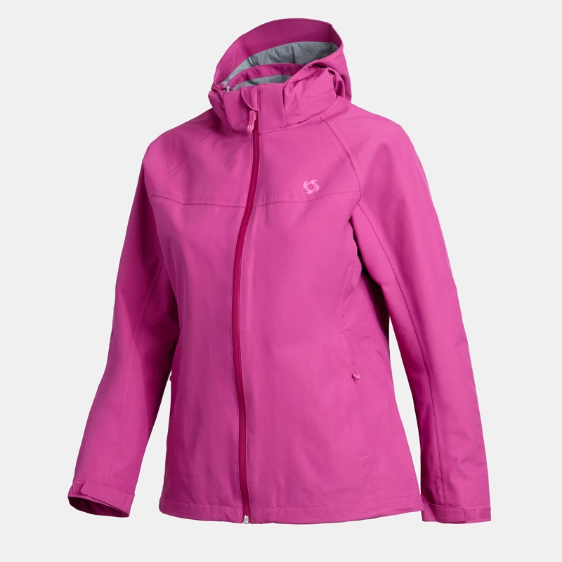 CORTAVIENTO IMPERMEABLE STORM MUJER DOITE GUINDA - 2