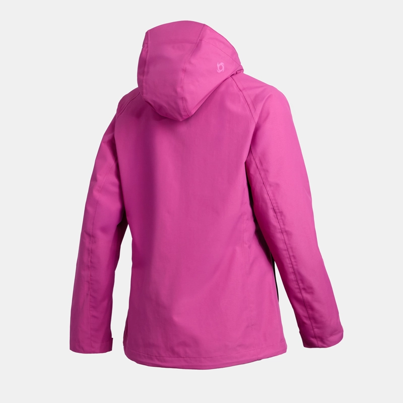 CORTAVIENTO IMPERMEABLE STORM MUJER DOITE GUINDA - 3
