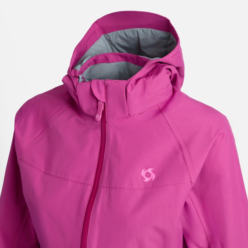CORTAVIENTO IMPERMEABLE STORM MUJER DOITE GUINDA - 6
