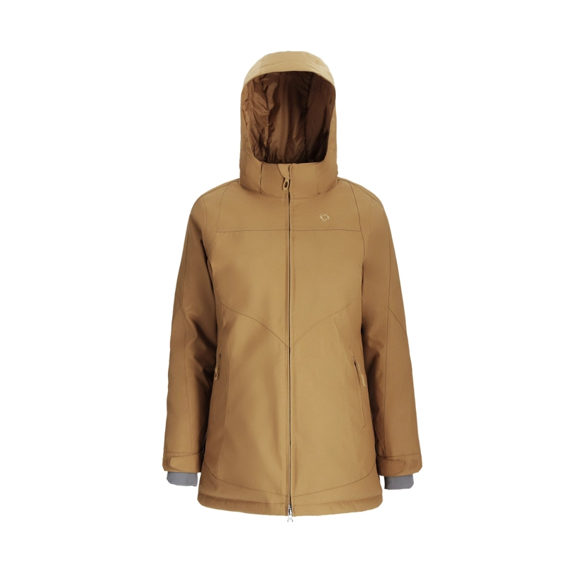 PARKA TE RMICA IMPERMEABLE VERTEX MUJER DOITE MOSTAZA - 1