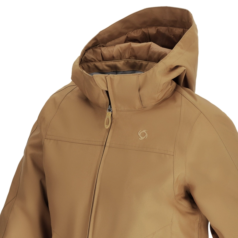 PARKA TE RMICA IMPERMEABLE VERTEX MUJER DOITE MOSTAZA - 4