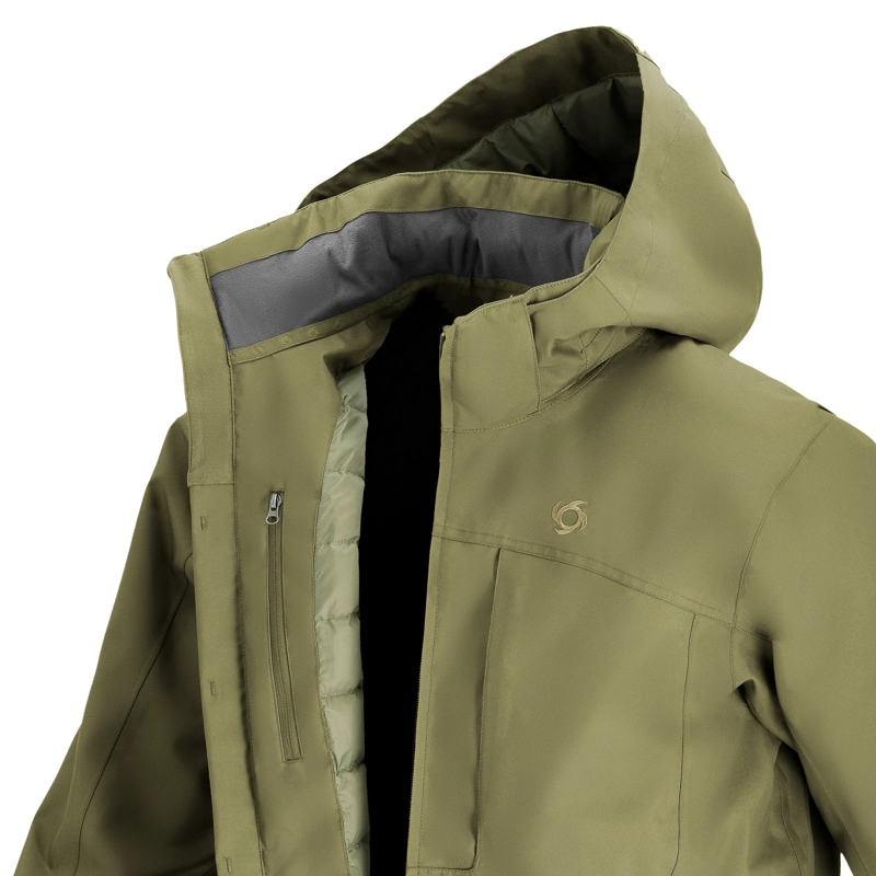 PARKA TE RMICA IMPERMEABLE VERTEX HOMBRE DOITE OLIVA - 7