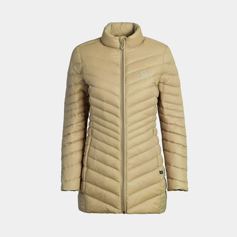 ABRIGO ABRAX MUJER DOITE BEIGE - 1