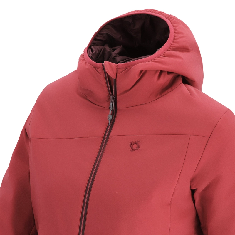 PARKA TERMICA LIGHT VORIS MUJER DOITE GUINDA - 4
