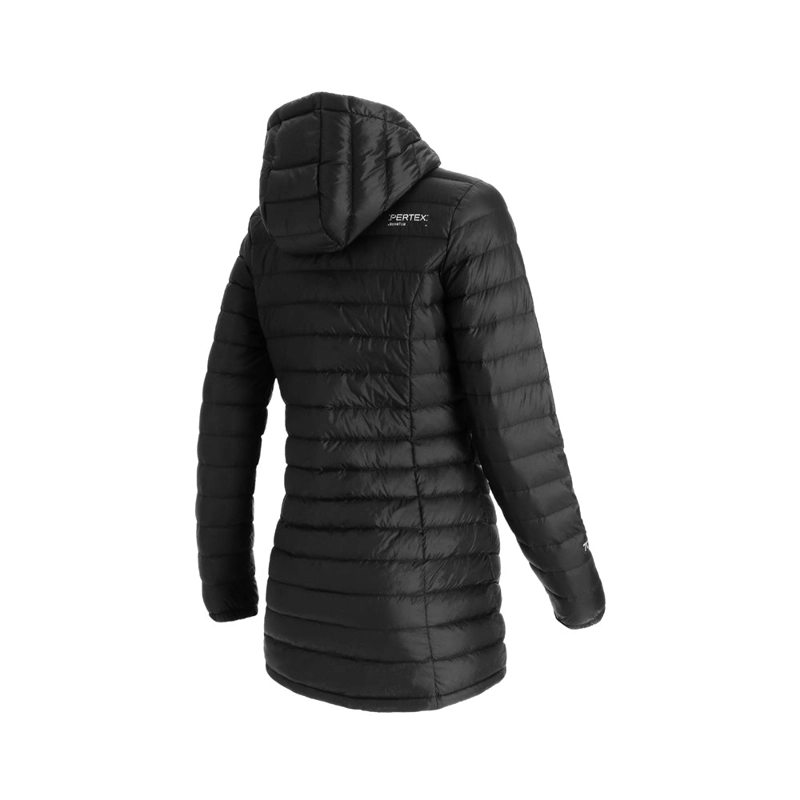 PARKA PLUMA AKEN MUJER DOITE NEGRO - 3