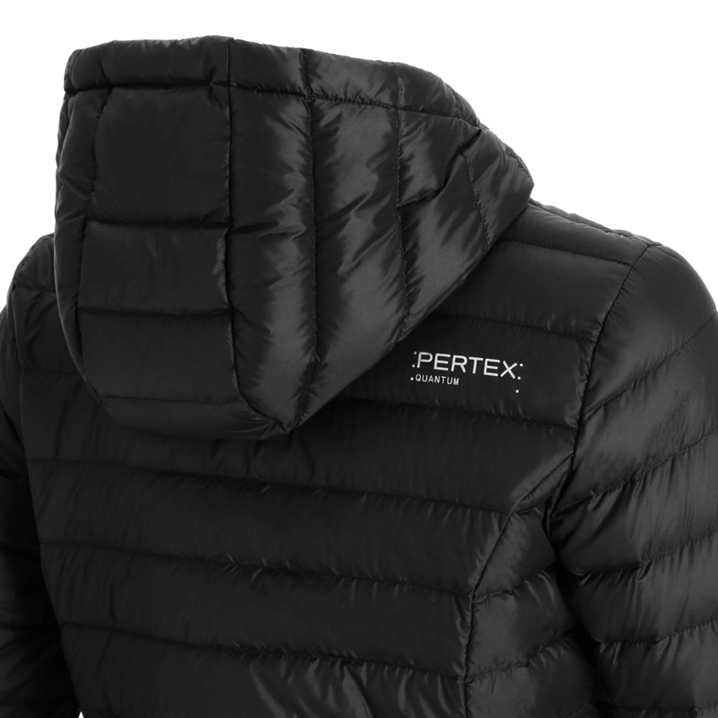 PARKA PLUMA AKEN MUJER DOITE NEGRO - 5