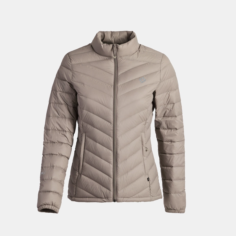 PARKA PLUMA EPOK MUJER DOITE TAUPE - 1