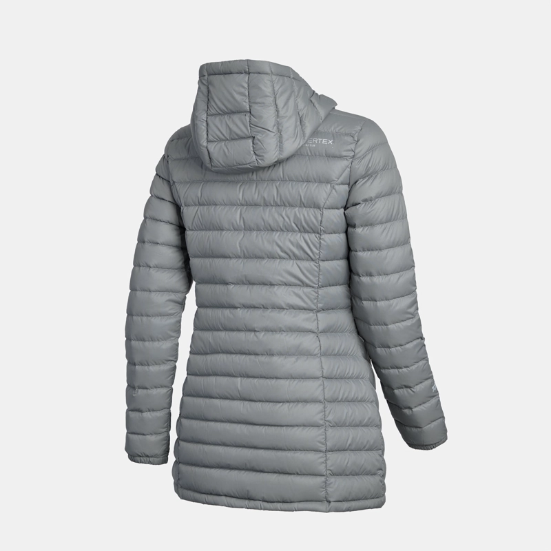 PARKA PLUMA AKEN MUJER DOITE GRIS - 3