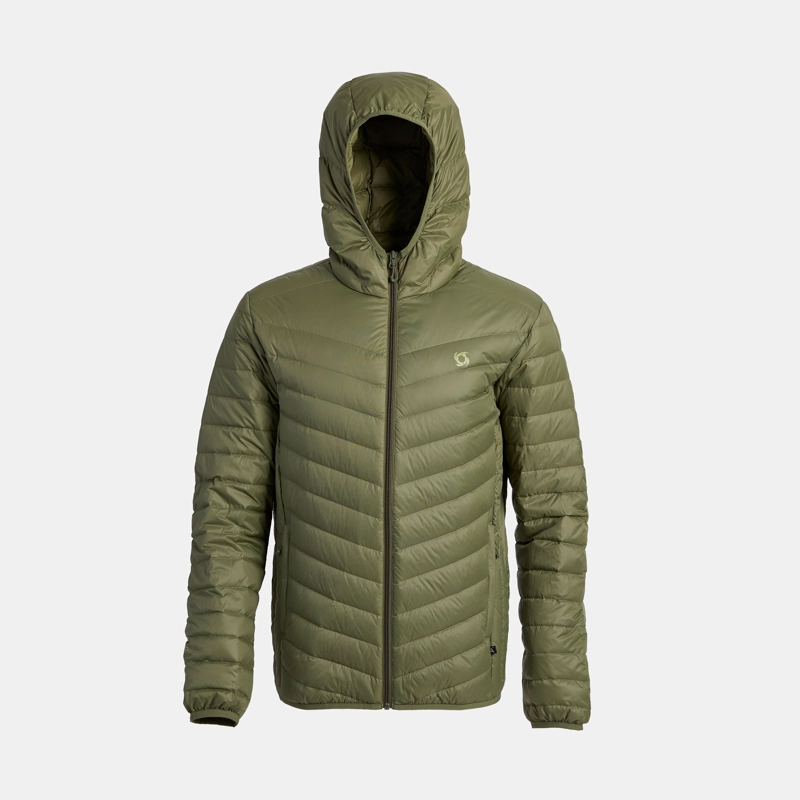 PARKA PLUMA KION HOMBRE DOITE OLIVA - 1