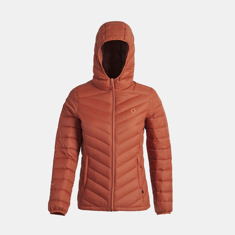PARKA PLUMA KION MUJER DOITE LADRILLO - 1