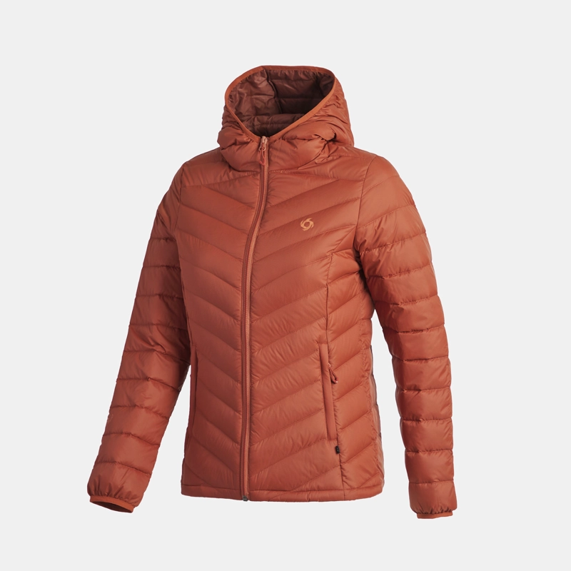 PARKA PLUMA KION MUJER DOITE LADRILLO - 2