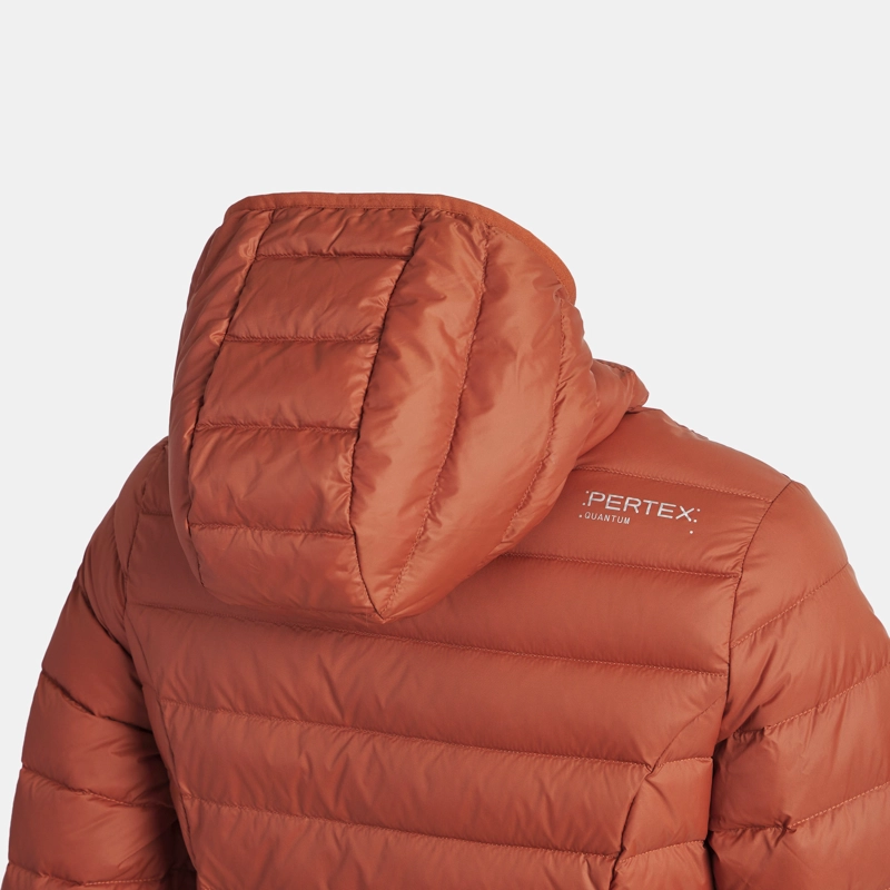 PARKA PLUMA KION MUJER DOITE LADRILLO - 4