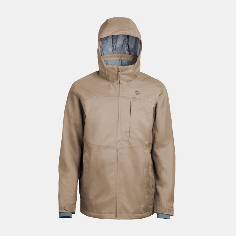 PARKA TERMICA IMPERMEABLE VERTEX HOMBRE DOITE CAFE - 1