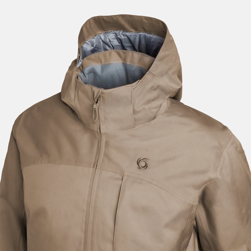 PARKA TERMICA IMPERMEABLE VERTEX HOMBRE DOITE CAFE - 4