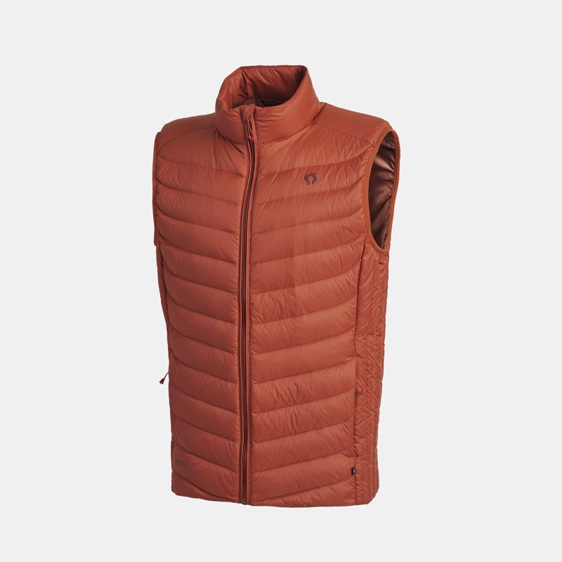 PARKA PLUMA SIN MANGA HERON HOMBRE DOITE LADRILLO - 2