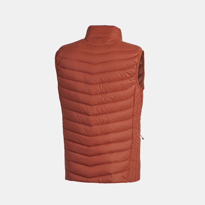 PARKA PLUMA SIN MANGA HERON HOMBRE DOITE LADRILLO - 3