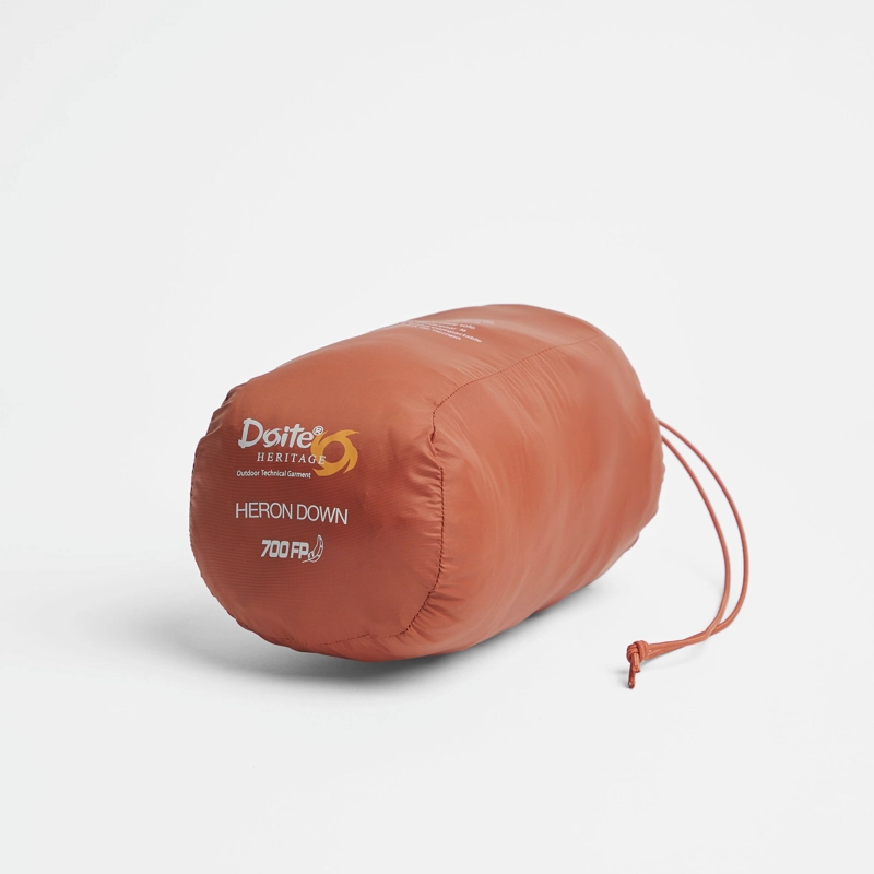 PARKA PLUMA SIN MANGA HERON HOMBRE DOITE LADRILLO - 5