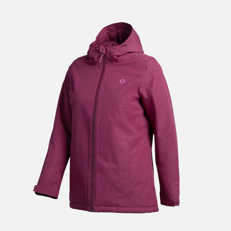 PARKA TERMICA WOLVEN MUJER DOITE GUINDA - 2