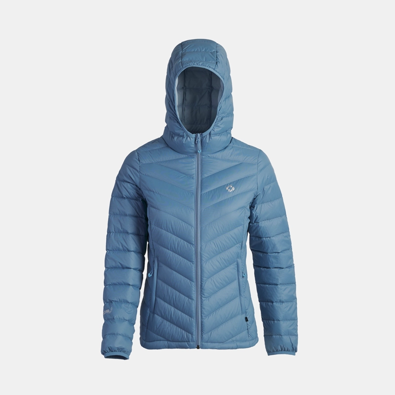 PARKA PLUMA KION MUJER DOITE CELESTE - 1