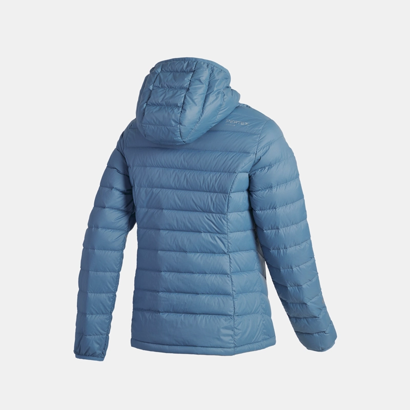 PARKA PLUMA KION MUJER DOITE CELESTE - 3