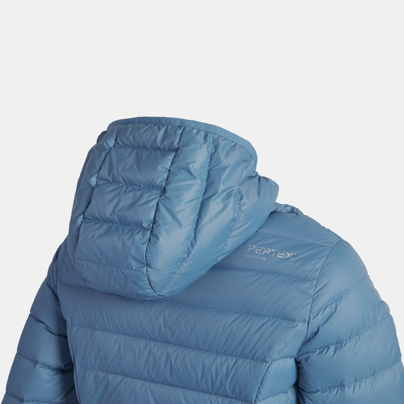 PARKA PLUMA KION MUJER DOITE CELESTE - 4