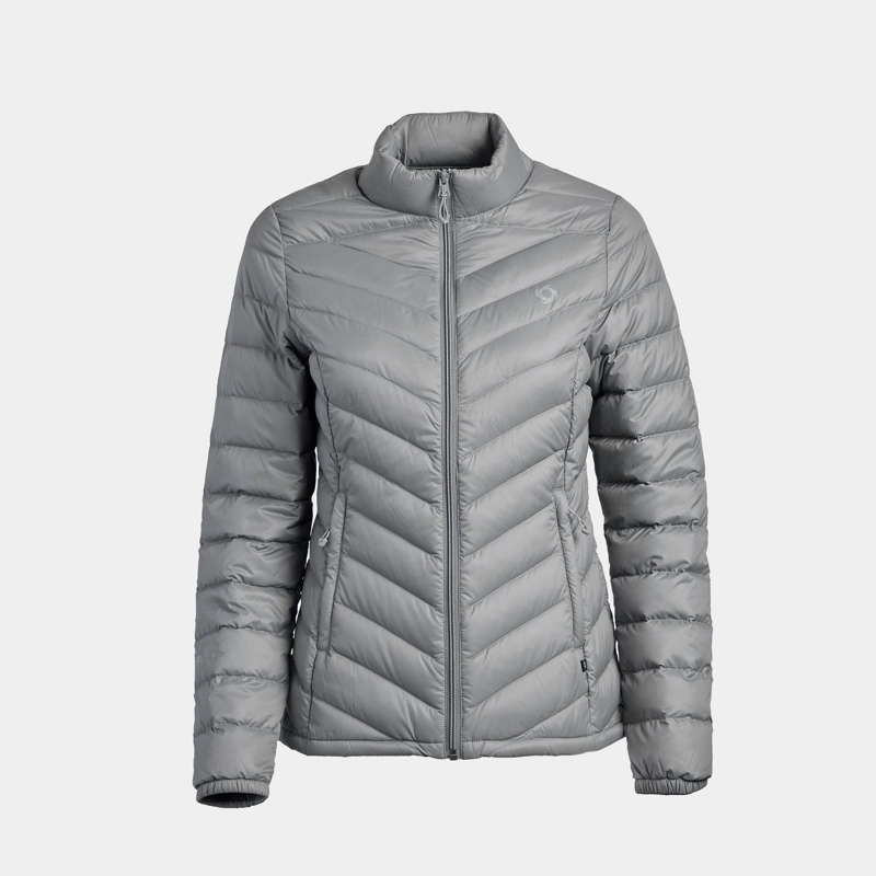 PARKA PLUMA EPOK MUJER DOITE GRIS - 1