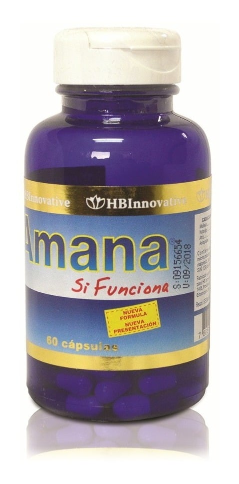 RELAJANTE NERVIOSO - AMANA X 60 CAPSULAS. - 1