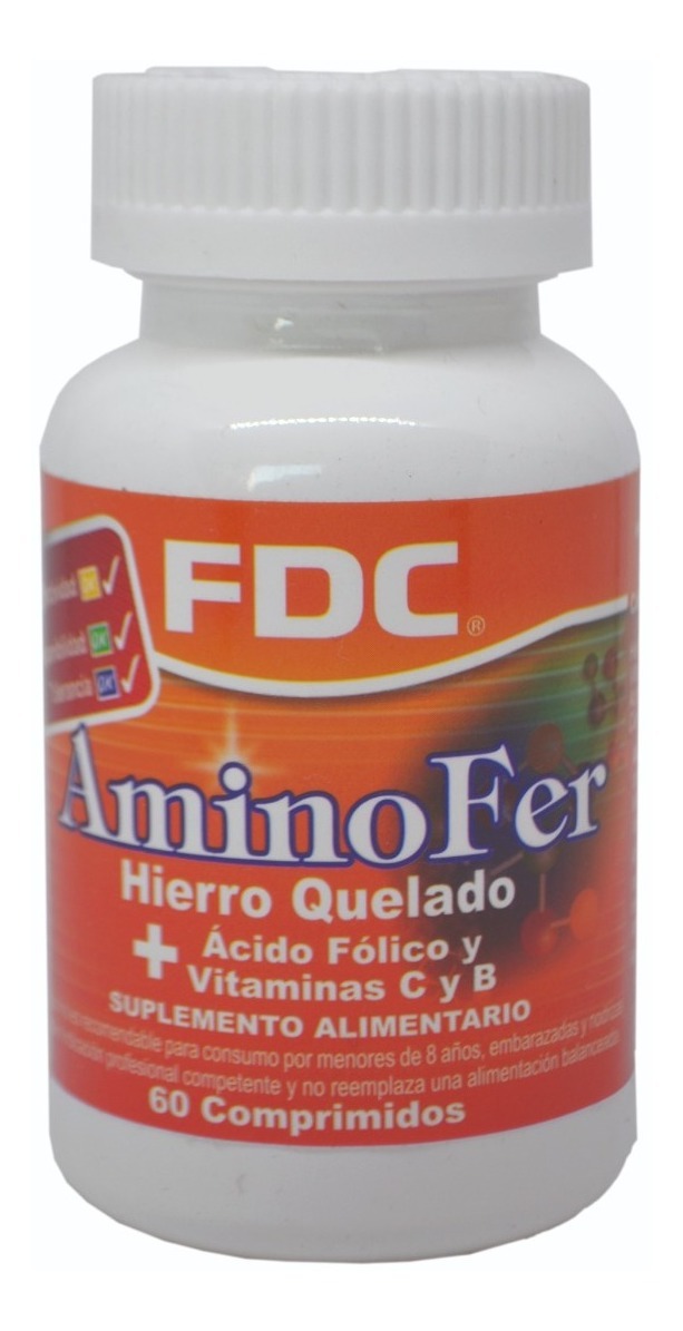 HIERRO - AMINOFER X 60 COMPRIMIDOS - 1