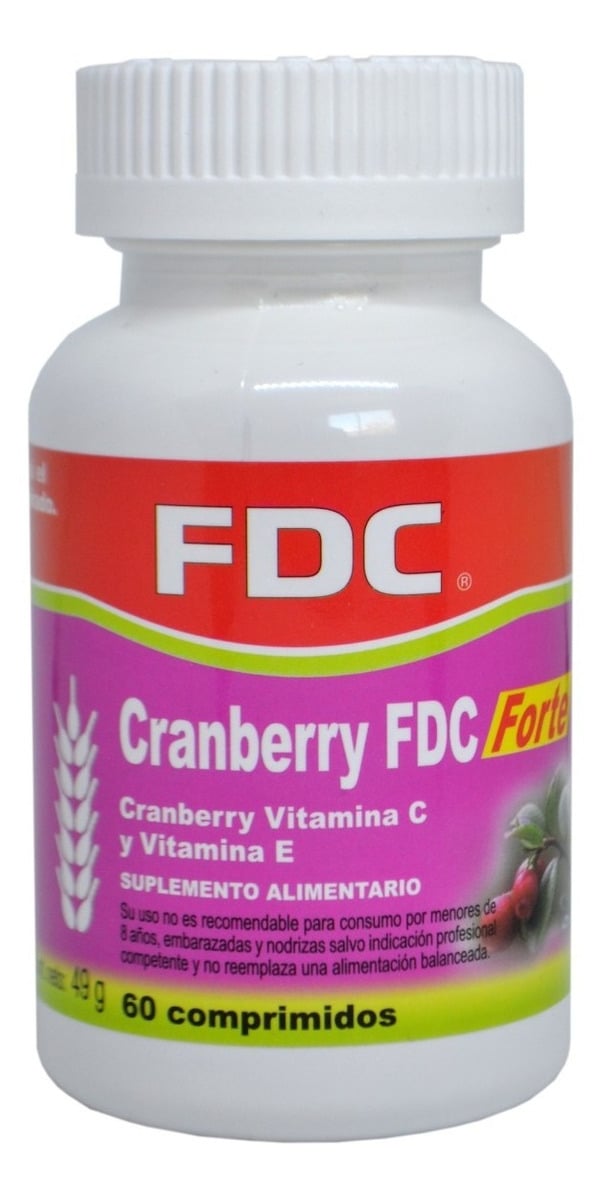 INFECCION URINARIA - CRANBERRY FDC FORTE X 60 COMPRIMIDOS - 1