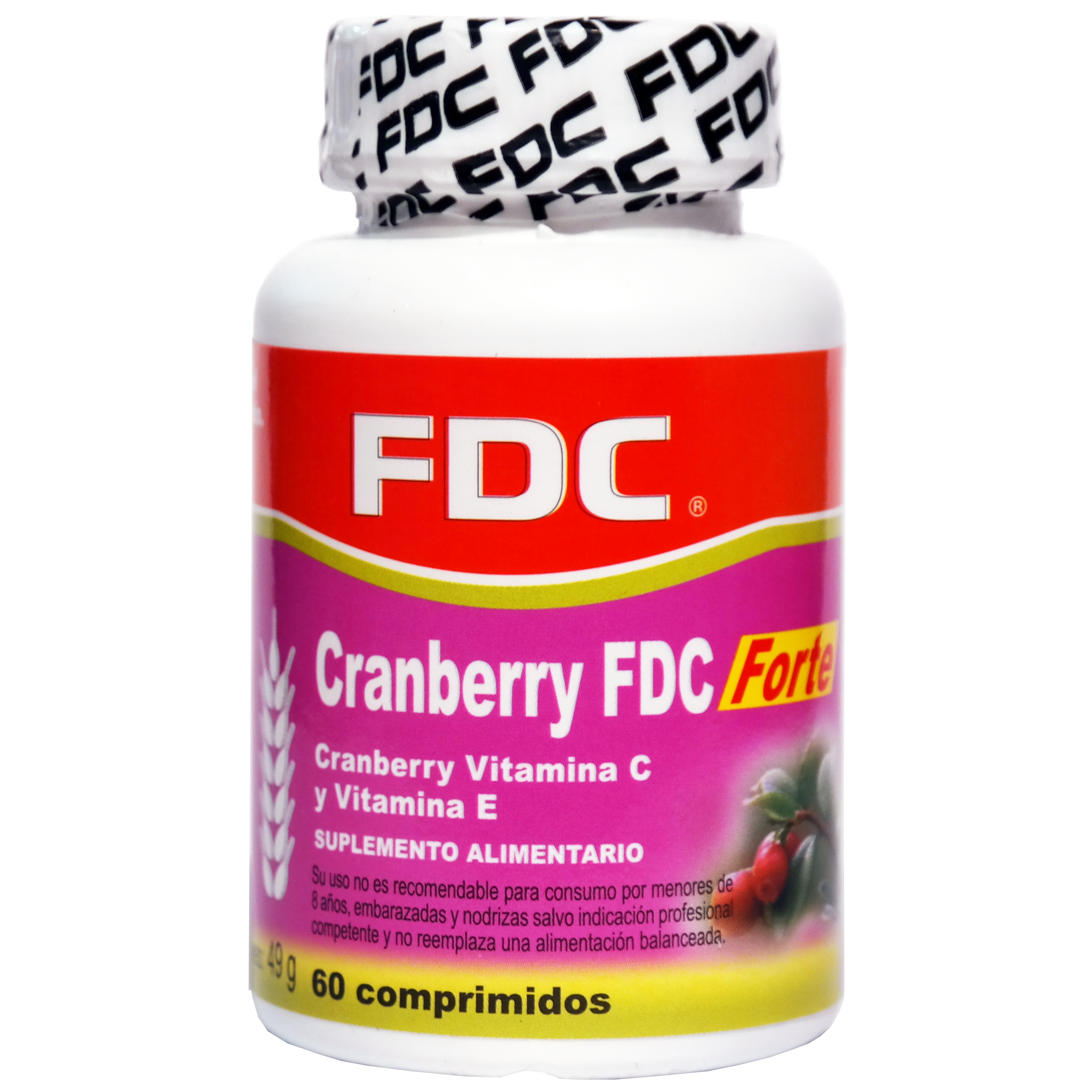 INFECCION URINARIA - CRANBERRY FDC FORTE X 60 COMPRIMIDOS - 2