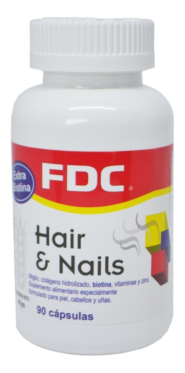 VITAMINAS PARA UÑAS Y PELO - HAIR AND NAILS X 90 CAPSULAS - 1